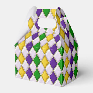 Buntglas-Harlekin Geschenkschachtel