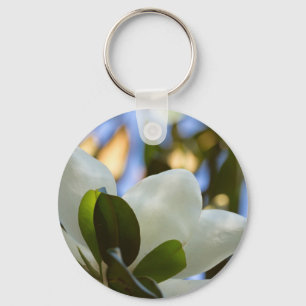 Buntglas-Himmel Southern Magnolia Geschenke Beklei Schlüsselanhänger