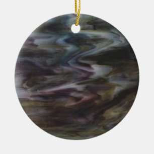 Buntglas Keramik Ornament