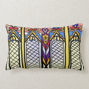 Buntglas-Kissen Lendenkissen