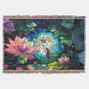 Buntglas Kleine Fee mit Libelle Decke