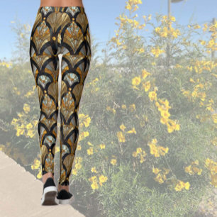 Buntglas-Look Leggings