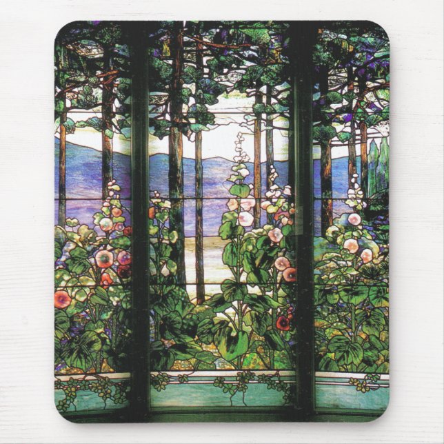 Buntglas Mousepad (Vorne)