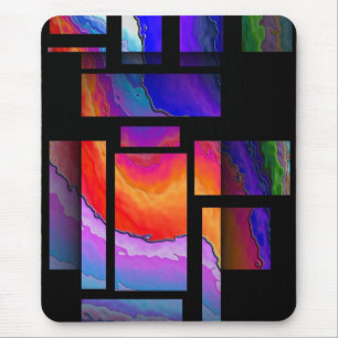 Buntglas Mousepad