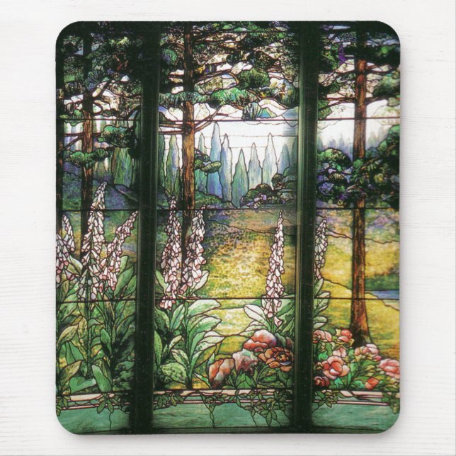 Buntglas Mousepad (Vorne)