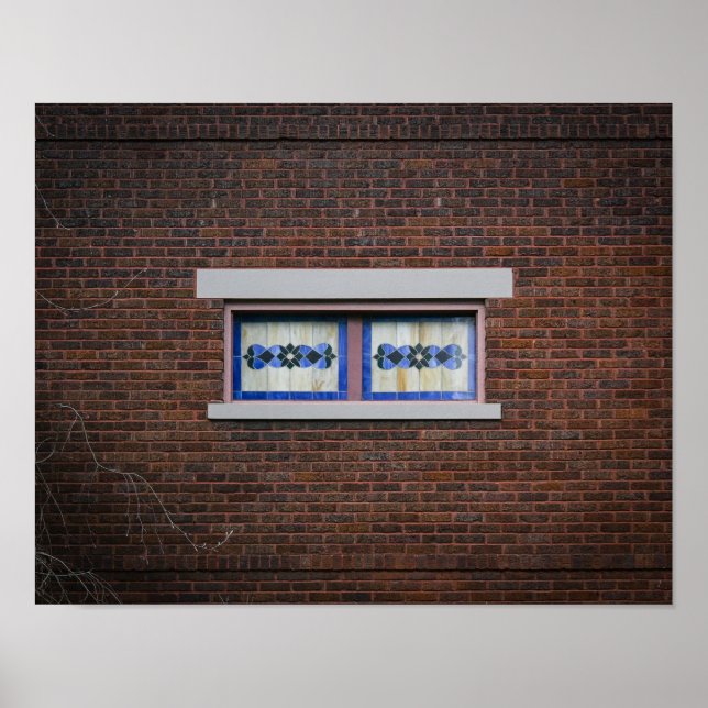 Buntglas Poster (Vorne)