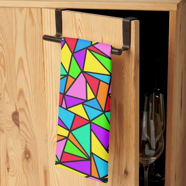 Buntglas-Regenbogen Geschirrtuch (Drittel gefaltet)