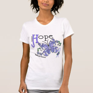 Buntglas-Schmetterlings-Magen-Krebs T-Shirt