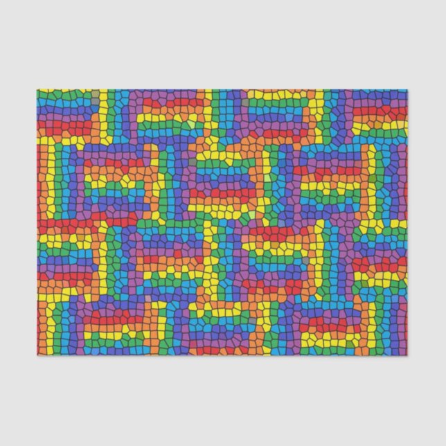 Buntglas-Seidenpapier Seidenpapier (Vorderseite)