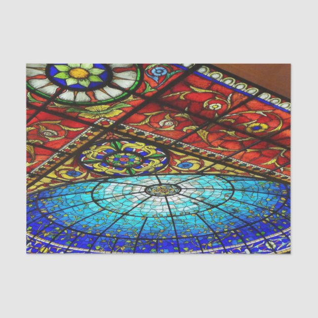 Buntglas-Seidenpapier Seidenpapier (Vorderseite)