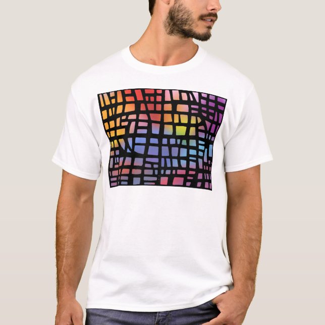 Buntglas: T-Shirt (Vorderseite)