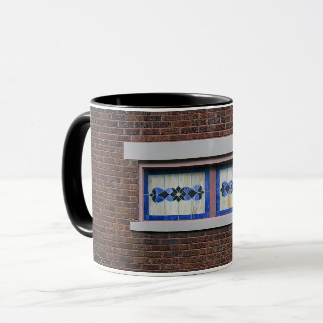 Buntglas Tasse (Vorderseite Links)