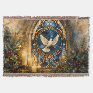 Buntglas-Tauben-Weihnachtsfenster Decke