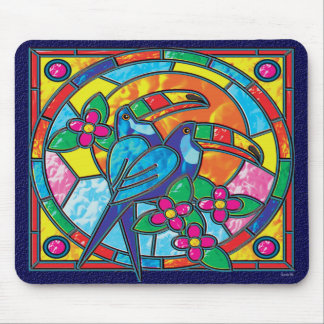 BUNTGLAS TOUCANS MOUSEPAD