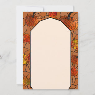 Buntglasdesign Einladung