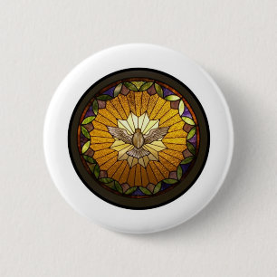 Buntglasdrucke Button