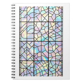 Buntglasfenster Notizbuch Notizblock