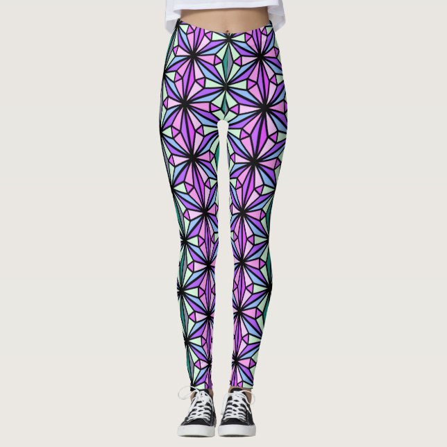 BuntglasLeggings Leggings (Vorderseite)