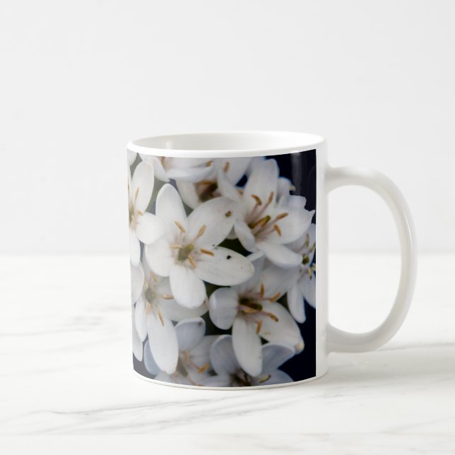 Buntöne aus weißen Blume Tasse (Rechts)