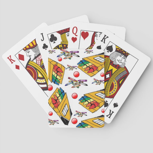 Buntstift Spielkarten-Deck Spielkarten (Rückseite)