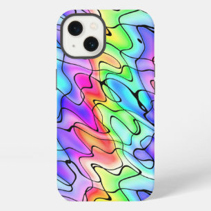 Buntstift und Wasserfarben-Design iPhone 13 Hülle