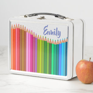 Buntstifte Metall Lunch Box