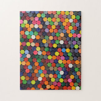 Buntstifte-Rätsel mit allen Farben Puzzle
