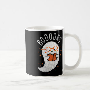 Buoks Ghost Funny Halloween Lehrerbuchbibliothek Kaffeetasse