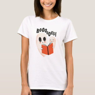 Buoks Halloween Ghosts Book T-Shirt