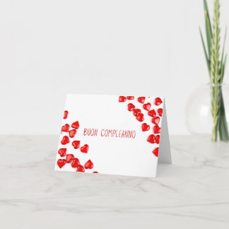 Buon companno, italienischer Glückwunsch zum Gebur Karte