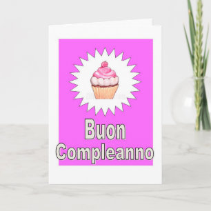Buon Compleanno - alles Gute zum Geburtstag auf Karte