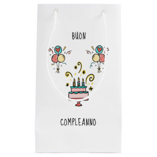 Buon Compleanno | Happy Birthday Kleine Geschenktüte