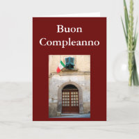 "BUON COMPLEANNO" ITALIENISCHER GEBURTSTAG