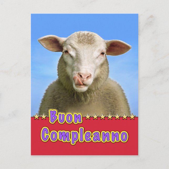 Buon Compleanno Postkarte (Vorderseite)