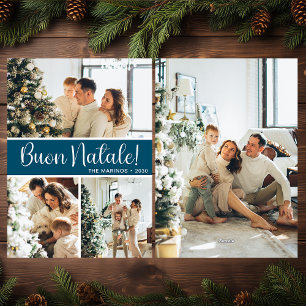 Buon Natale 4 Foto Ferienwohnung Feiertagskarte
