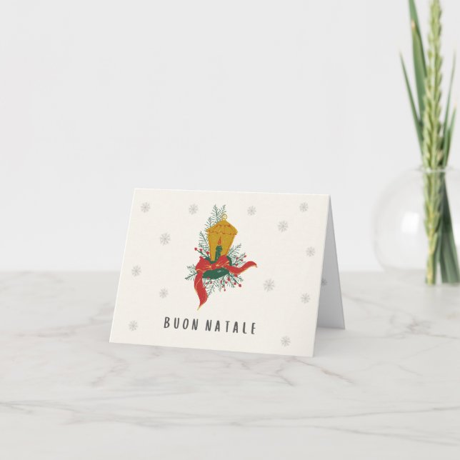 Buon Natale (biglietto natale) Weihnachten in Ital Karte (Vorderseite)