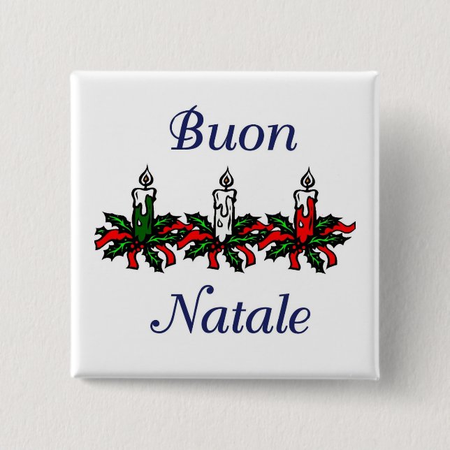 Buon Natale Button (Vorderseite)