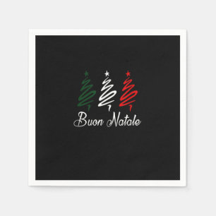 Buon Natale Christmas T Shirt Serviette