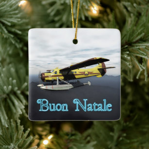 Buon Natale - de Havilland DH3-C Otter Keramikornament