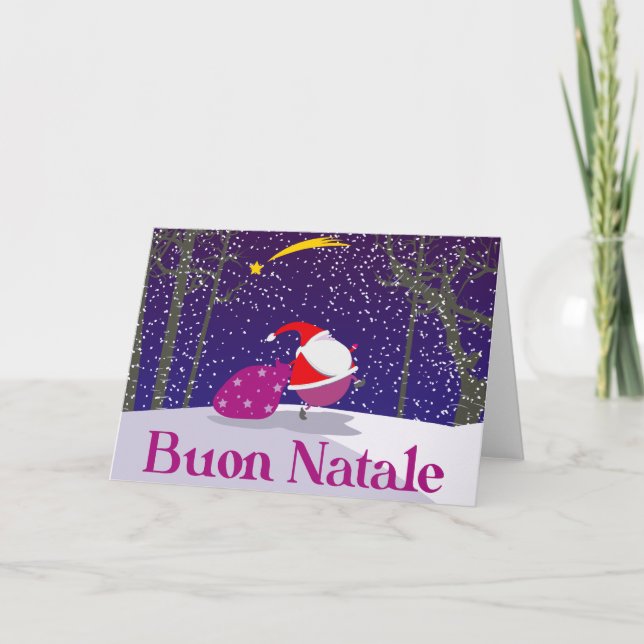 Buon Natale Feiertagskarte (Vorderseite)