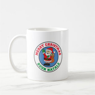 Buon Natale Italian Christmas Santa Santa Kaffeetasse