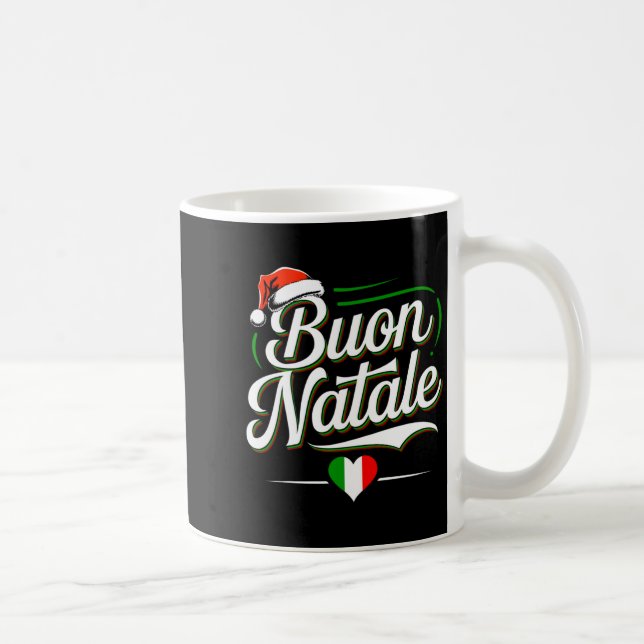 Buon Natale Italian Family Christmas Italy Pride H Kaffeetasse (Rechts)