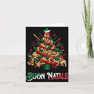 Buon natale italian Pasta Weihnachten Weihnachten Karte