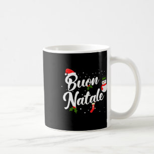 Buon natale italiana kaffeetasse