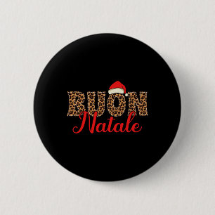 Buon Natale Italienisch Frohe Weihnachten Button