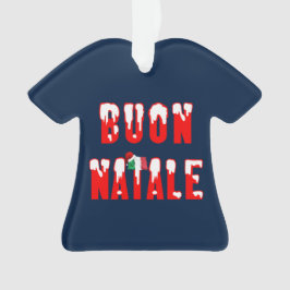 Buon Natale Italienische Weihnachtsdekoration Ornament