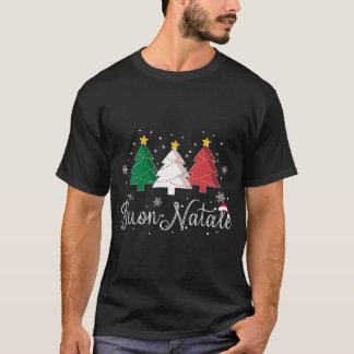Buon Natale Italienischer Weihnachtsbaum - Weihnac T-Shirt