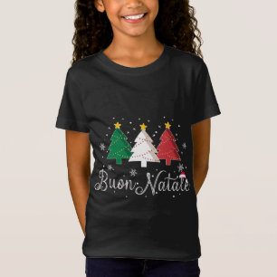 Buon Natale Italienischer Weihnachtsbaum - Weihnac T-Shirt