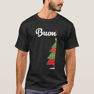 Buon Natale Matching Paar hässliche Weihnachten un T-Shirt
