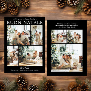 Buon Natale Multi Foto Ferienkarte Feiertagskarte
